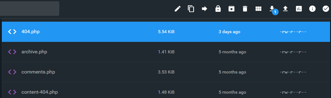 404.php file to setting 404 page wordpress