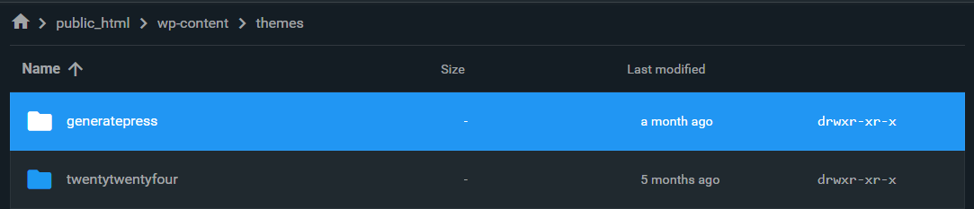 generate press theme for setting 404 page wordpress