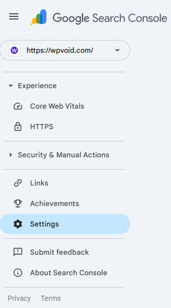 Search console wpvoid for robots.txt